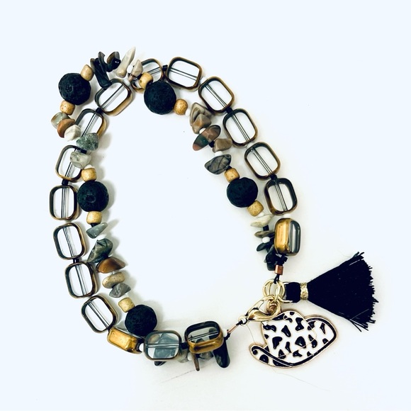 Artisan Western Dalmatian Cowgirl Bracelet - Picture 5 of 5